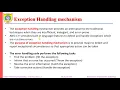 Unit 5 Lecture 1 3 Exception Handling