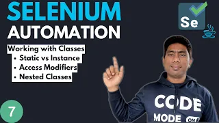 - Working with Nested Classes Access Modifiers and more Selenium with Java