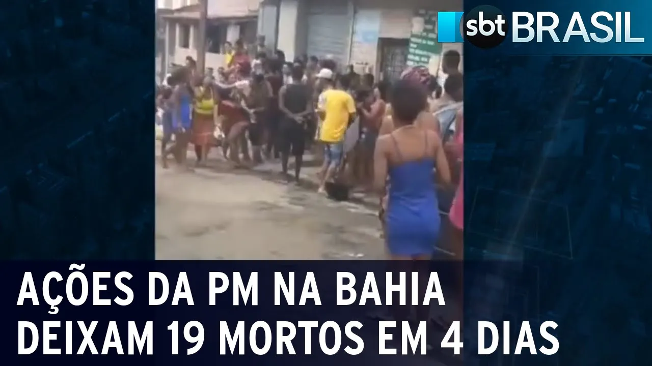 Bahia é o estado que mais registra mortes em intervenções policiais | SBT Brasil (01/08/23)