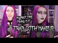 Trad Goth Makeup Tutorial my first ever attempt