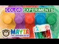 Mixing Colors Fun Color Surprise Experiments for Kids Shaving Cream Rain Clouds