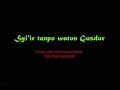 Download Lagu Sair tanpo waton