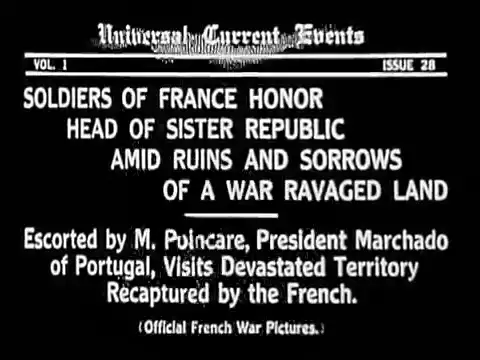 Universal Current Events (WWI Silent Newsreel, 1917)