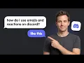 How to Use Emojis and Reactions on Discord Phone Tutorial 2026
