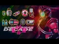 9 Legend Rider Items Kamen Rider Decade | FanArt 仮面ライダーディケイド