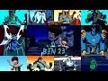 All Ben 23 transformations throughout all Ben 10 series