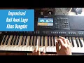Cara Mengiringi Rall khas Dangdut(Awal Lagu) Dangdut /Improvisasi