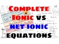 Molecular vs Complete Ionic vs Net Ionic Equations - Explained