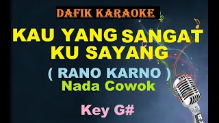 kau yang sangat kusayang karaoke rano karno nada cowok g 