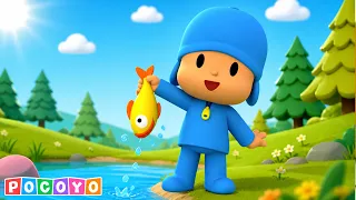 Once I Caught a Fish Alive 🐟🔢 | Let's Count 1 2 3 4 5! Nursery Rhymes & Baby Songs - Pocoyo