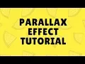 Parallax Scrolling Effect using CSS and Javascript