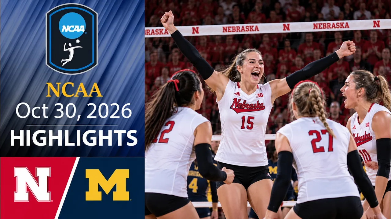 Michigan vs Nebraska Highlights Oct 30, 2026 | NCAA Women's Volleyball 2026