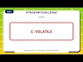 Synonym Challenge Similar Words Quiz Practice