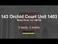 Residential for sale - 143 Orchid Court Unit 1403 Toms River NJ 08753