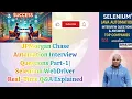JPMorgan Chase Automation Interview Questions Part-1 Selenium WebDriver Real-Time Q A Explained
