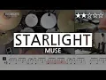 [Lv.05] Starlight - Muse  (★★☆☆☆) Pop Drum Cover (Score, Lessons, Tutorial) | DRUMMATE