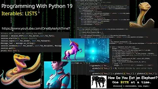 Programming With Python 19 Iterables - LISTS