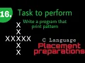 Star Pattern Program in C Hindi - 16 TechnicalMinds