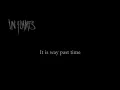 In Flames - Fear is the Weakness [Lyrics in Video]