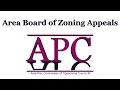 Tippecanoe County Indiana Area Board of Zoning Appeals Meeting 2026 08 26