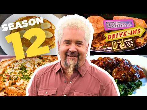 The Best of #DDD Season 12 with Guy Fieri 🔥 Diners, Drive-Ins and Dives | Food Network