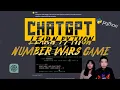 Learn Python with ChatGPT Number Wars Game