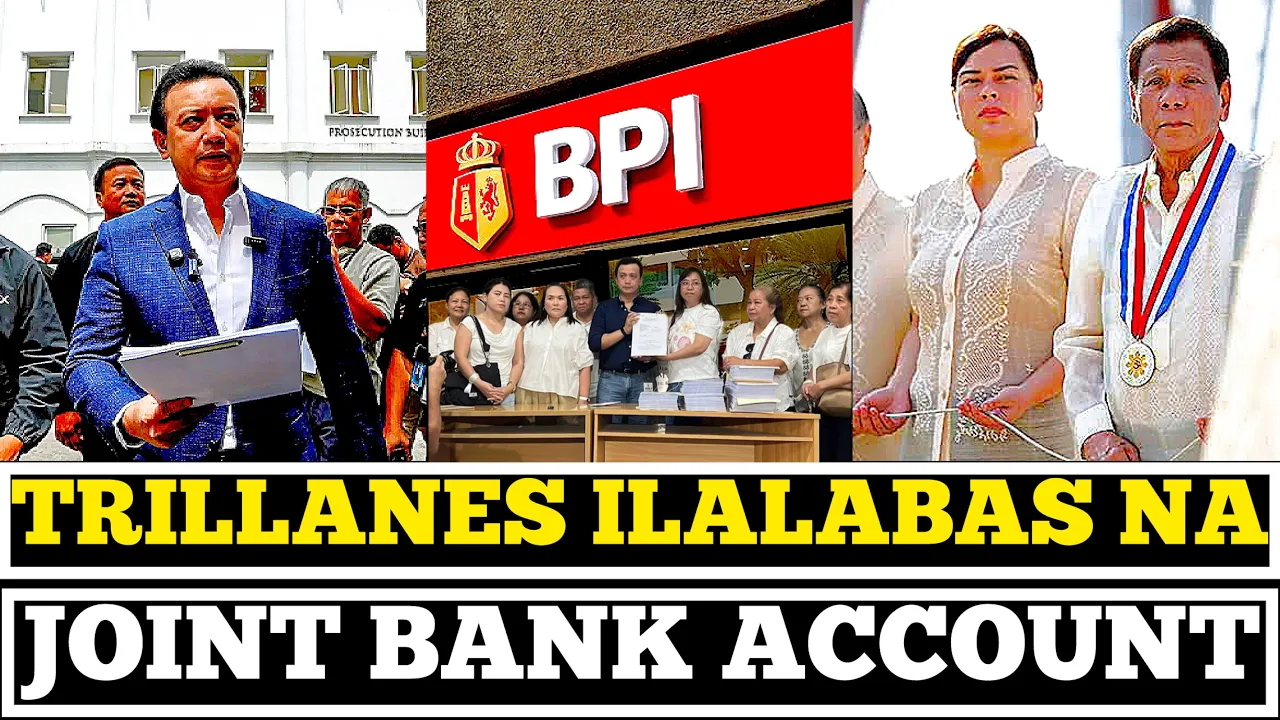 Outline Video HALA! TRILLANES IPRESENTA NA ANG JOINT BANK ACCOUNT NI DIGONG AT SARA SA IMPEACHMENT TRIAL SA APRIL!
