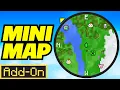 The BEST Mini Map Addon for Minecraft Bedrock No Off-Hand Needed