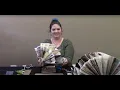 Recycled Book Club Accordion Organizer