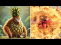 Download Lagu Orangutini Ananasini VS  Brr Brr Bicus de Dicus