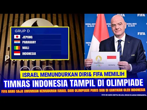 Download MP3 🔴 GAK JADI NANGIS !! Timnas Indonesia Akhirnya MAIN DI OLIMPIADE PARIS Usai Israel Memundurkan Diri