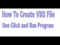 how to create vbs file basic of vbs file creation for beginners and freshers