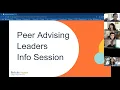 Spring 24 RCNR Peer Advising Info Session