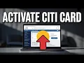 How to activate Citi business credit card online - Step by Step