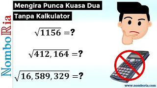 Download Cara Mengira Punca Kuasa Dua Tanpa Kalkulator MP3