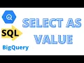 SELECT AS VALUE SQL Tutorial
