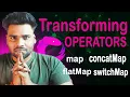 RxJava Transforming Operators Explained map flatMap concatMap switchMap Android Reactive Pro