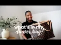 What s in My Diaper Bag Diaper Bag Essentials 2026 as a First Time Mom Louis Vuitton Neverfull