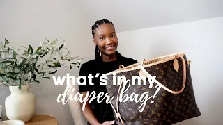 What s in My Diaper Bag Diaper Bag Essentials 2026 as a First Time Mom Louis Vuitton Neverfull