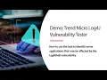 Demo Trend Micro Log4J Vulnerability Tester