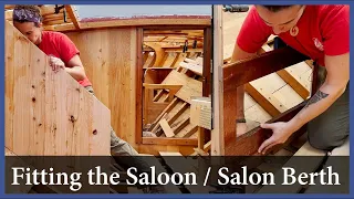 Fitting the Saloon / Salon Berth – Episode 178 – Acorn to Arabella: Journey of a Wooden Boat