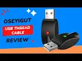 OSEYIGUT USB Thread Cable Smart Wireless USB Charger Rechargeable Overcharge Protection Review