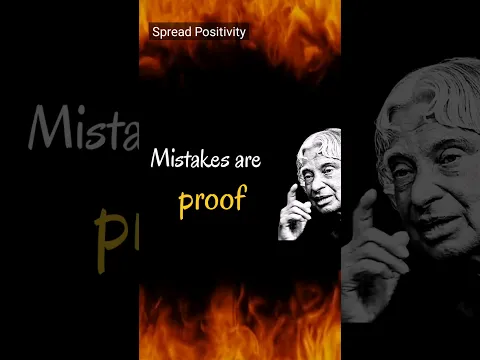 Mistakes are proof #apjabdulkalam #apjabdulkalamquotes #mistakes #shorts