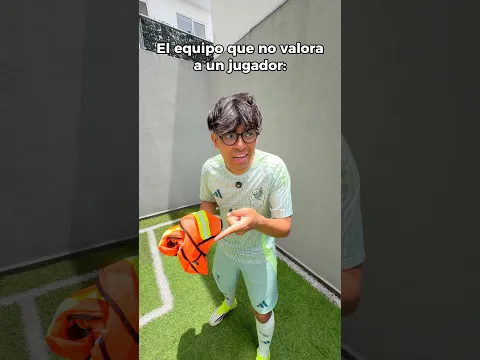 Cuando no valoran a un jugador ⚽️🦺