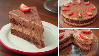 تورته للمناسبات إقتصادية وسهلة جدا للمبتدئين طعمها رهيب ومكوناتها من البيت 