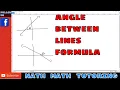 Using Gradient to Find Acute and Obtuse Angles between Lines