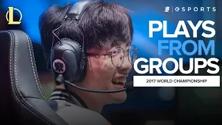 The BEST plays from the 2017 World Championship Group Stage (Featuring: Faker, Hauntzer and Archie)