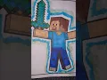 Minecraft Coloring Book Time Lapse STEVE