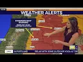 Weather forecast Back to the 90s for a couple more days