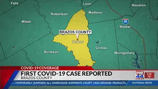 COVID-19 case reported in Brazos County